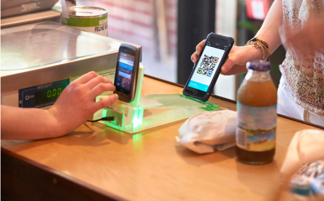 掃支付寶二維碼的收款場景